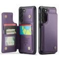 For Samsung Galaxy S23+ 5G CaseMe C22 Card Slots Holder RFID Anti-theft Phone Case(Purple)