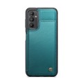 For Samsung Galaxy A13 5G CaseMe C22 Card Slots Holder RFID Anti-theft Phone Case(Blue Green)