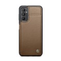 For Samsung Galaxy A13 5G CaseMe C22 Card Slots Holder RFID Anti-theft Phone Case(Brown)