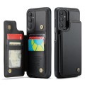 For Samsung Galaxy A13 5G CaseMe C22 Card Slots Holder RFID Anti-theft Phone Case(Black)