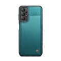 For Samsung Galaxy A13 4G CaseMe C22 Card Slots Holder RFID Anti-theft Phone Case(Blue Green)