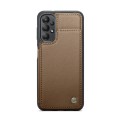 For Samsung Galaxy A13 4G CaseMe C22 Card Slots Holder RFID Anti-theft Phone Case(Brown)
