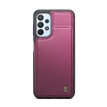 For Samsung Galaxy A23 CaseMe C22 Card Slots Holder RFID Anti-theft Phone Case(Wine Red)