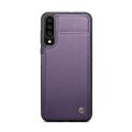 For Samsung Galaxy A30s/A50s/A50 CaseMe C22 Card Slots Holder RFID Anti-theft Phone Case(Purple)