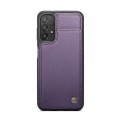 For Samsung Galaxy A33 5G CaseMe C22 Card Slots Holder RFID Anti-theft Phone Case(Purple)