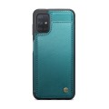 For Samsung Galaxy A51 4G CaseMe C22 Card Slots Holder RFID Anti-theft Phone Case(Blue Green)