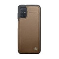 For Samsung Galaxy A51 4G CaseMe C22 Card Slots Holder RFID Anti-theft Phone Case(Brown)