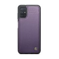 For Samsung Galaxy A51 4G CaseMe C22 Card Slots Holder RFID Anti-theft Phone Case(Purple)