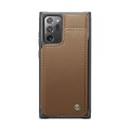 For Samsung Galaxy Note20 Ultra CaseMe C22 Card Slots Holder RFID Anti-theft Phone Case(Brown)