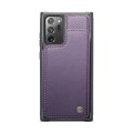 For Samsung Galaxy Note20 Ultra CaseMe C22 Card Slots Holder RFID Anti-theft Phone Case(Purple)