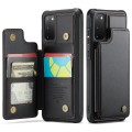 For Samsung Galaxy S20 CaseMe C22 Card Slots Holder RFID Anti-theft Phone Case(Black)
