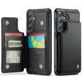 For Samsung Galaxy S23 FE 5G CaseMe C22 Card Slots Holder RFID Anti-theft Phone Case(Black)