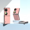 For Huawei Pocket 2 ABEEL Retro Texture PU Phone Case(Pink)