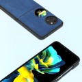 For Huawei Pocket 2 ABEEL Retro Texture PU Phone Case(Blue)
