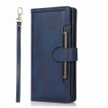 For Samsung Galaxy S20+ Wristband Card Slot Leather Phone Case(Blue)