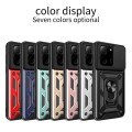 For Xiaomi 13T/13T Pro/Redmi K60 Ultra Sliding Camera Cover Design TPU Hybrid PC Phone Case(Black)