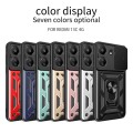 For Xiaomi Redmi 13C 4G Sliding Camera Cover Design TPU Hybrid PC Phone Case(Black)