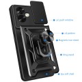 For OPPO A79 5G Global Sliding Camera Cover Design TPU Hybrid PC Phone Case(Black)