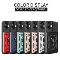 For OPPO A79 5G Global Sliding Camera Cover Design TPU Hybrid PC Phone Case(Red)