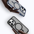 For iPhone 15 Pro Max WIWU ZKK-012 Airbag Skin Feel MagSafe Phone Case(Black)