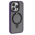 For iPhone 15 Pro WIWU ZMM-010 Airbag Skin Feel MagSafe Phone Case(Purple)