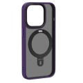 For iPhone 15 WIWU ZMM-010 Airbag Skin Feel MagSafe Phone Case(Purple)