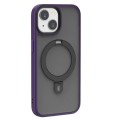 For iPhone 15 WIWU ZMM-010 Airbag Skin Feel MagSafe Phone Case(Purple)