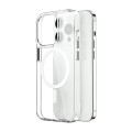 For iPhone 15 Pro Max WIWU ZYS-013 Crystal MagSafe Phone Case(White)