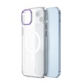 For iPhone 15 Plus WIWU ZYS-013 Crystal MagSafe Phone Case(Purple)