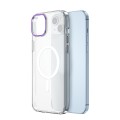 For iPhone 15 WIWU ZYS-013 Crystal MagSafe Phone Case(Purple)