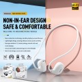 WK VC07 Inspired Air Conduction Bluetooth Earphone(White)