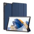 For Samsung Galaxy Tab A9+ DUX DUCIS Domo Series Magnetic Flip Leather Tablet Case(Blue)
