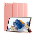 For Samsung Galaxy Tab A9+ DUX DUCIS Domo Series Magnetic Flip Leather Tablet Case(Pink)