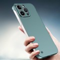 For iPhone 11 Frameless Metallic Paint Hybrid PC Phone Case(Green)