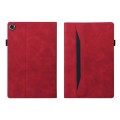 For Samsung Galaxy Tab A9+ Splicing Shockproof Leather Tablet Case(Red)