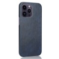 For iPhone 14 Pro Max Litchi Texture Back Cover Phone Case(Blue)