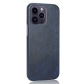 For iPhone 15 Pro Litchi Texture Back Cover Phone Case(Blue)