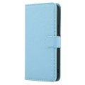 For iPhone 15 Pro Cross Texture Detachable Horizontal Flip PU Leather Case(Blue)