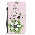 For Infinix Smart 7 HD Crystal Texture Colored Drawing Leather Phone Case(Lily)