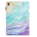 For Samsung Galaxy Tab A9 Sewing Litchi Texture Leather Tablet Case(Oil Painting)