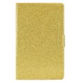 For Samsung Galaxy Tab A9+ Glitter Powder Leather Tablet Case with Sleep / Wake-up Function(Gold)