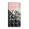 For Samsung Galaxy A24 4G Oil Embossed 3D Drawing Leather Phone Case(Stitching Marble)