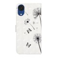 For Samsung Galaxy A04 Core Oil Embossed 3D Drawing Leather Phone Case(Couple Dandelion)