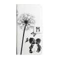For Samsung Galaxy A34 Oil Embossed 3D Drawing Leather Phone Case(Couple Dandelion)