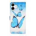 For Samsung Galaxy A04e Oil Embossed 3D Drawing Leather Phone Case(3 Butterflies)