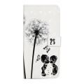 For Samsung Galaxy A04s Oil Embossed 3D Drawing Leather Phone Case(Couple Dandelion)