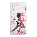 For Samsung Galaxy A03 Core Oil Embossed 3D Drawing Leather Phone Case(Flower Fairy)