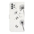 For Samsung Galaxy A33 Oil Embossed 3D Drawing Leather Phone Case(Couple Dandelion)