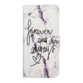 For Samsung Galaxy A13 5G Oil Embossed 3D Drawing Leather Phone Case(Words Marble)
