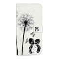 For Samsung Galaxy A32 4G Oil Embossed 3D Drawing Leather Phone Case(Couple Dandelion)